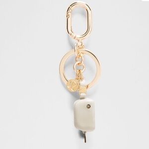 Belt bag charm Keychain beige